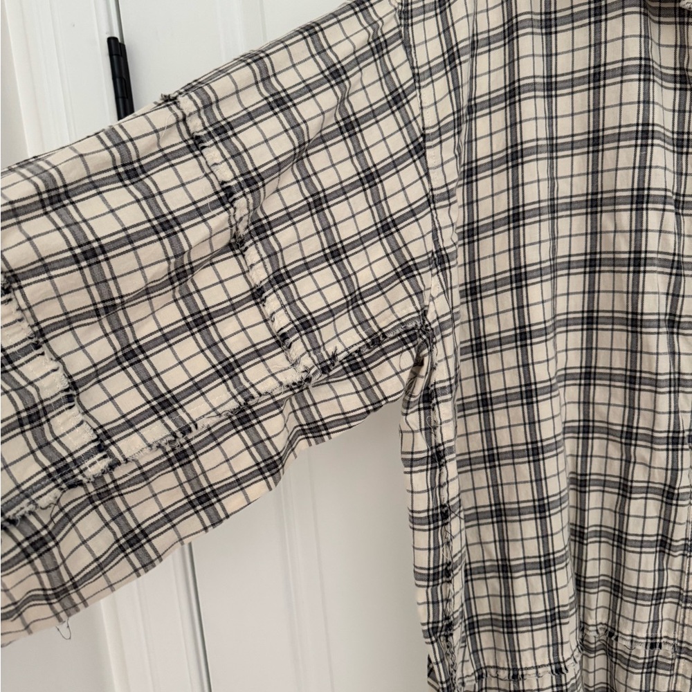 Plaid Button-Up Shirt - Picture 2 of 4